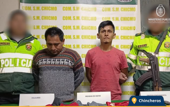 FISCALÍA LOGRA CONDENA DE 12 AÑOS CONTRA DOS COAUTORES DE VIOLENTO ASALTO EN CHINCHEROS